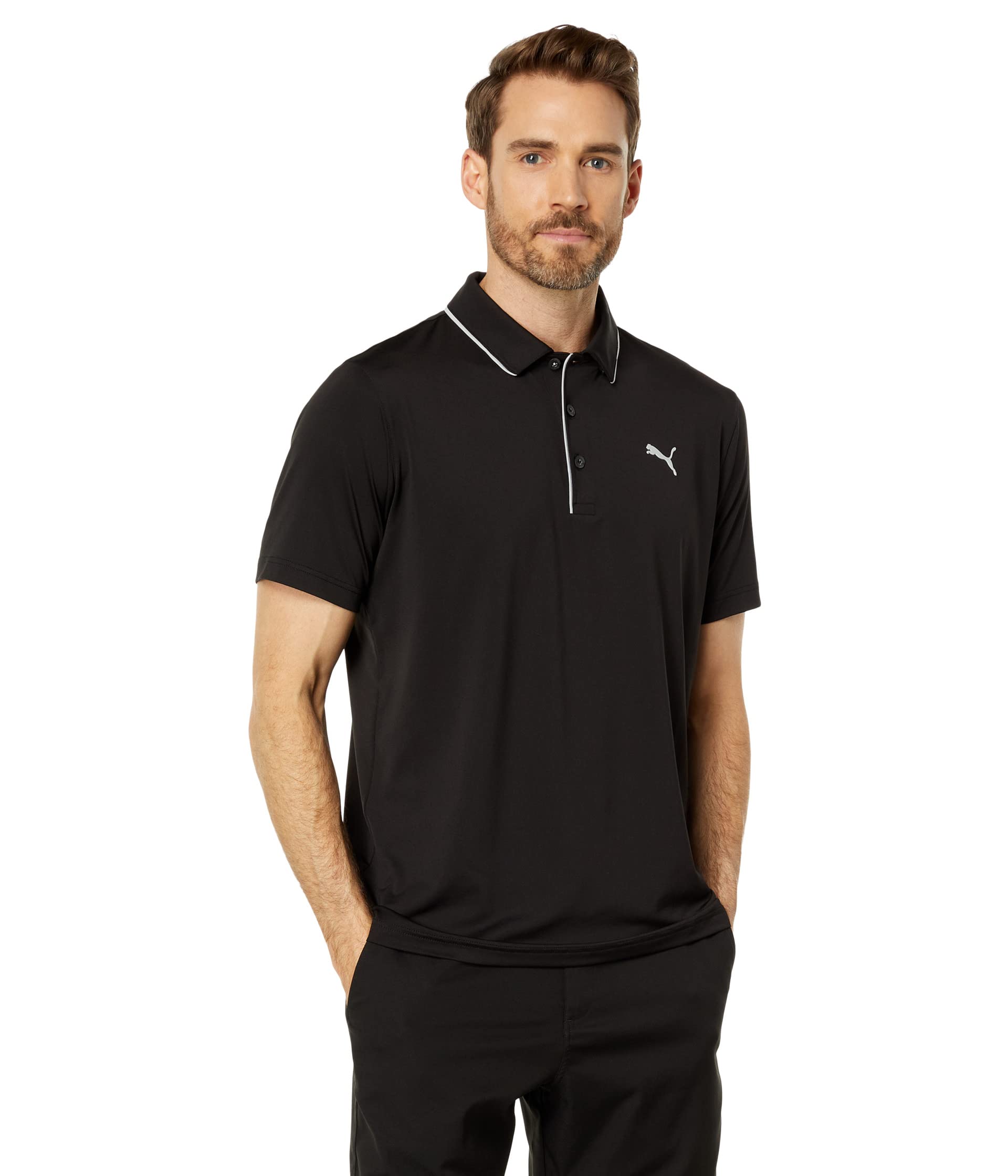 PUMA Golf MATTR Bridges Поло с 4-ступенчатой растяжкой для максимального комфорта и свободы движений PUMA Golf