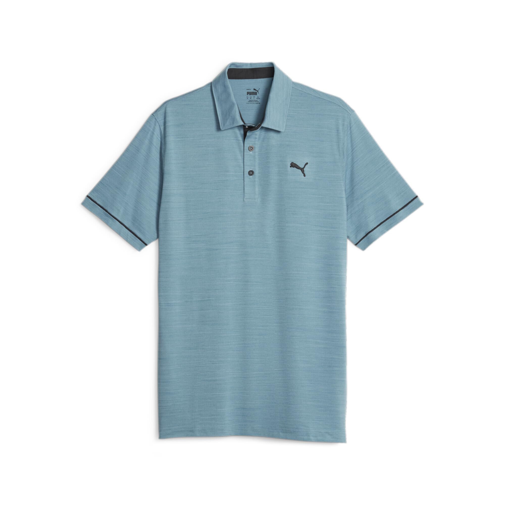 PUMA Golf Cloudspun Haystack Polo с минимум 20% переработанных материалов, быстро сохнущий и UPF 50+ PUMA Golf