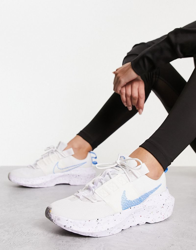  Бело-синие женские кеды Nike Crater Impact - категория Lifestyle Sneakers Nike