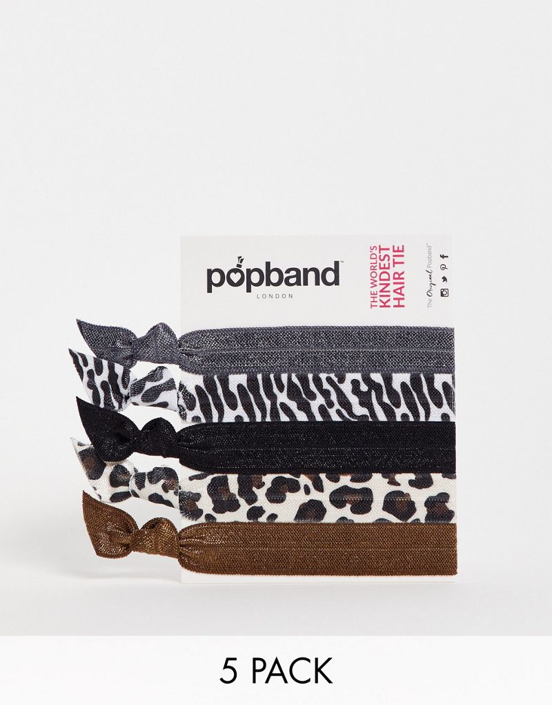 Повязки для волос Popband Animal, набор из 5 штук Popband