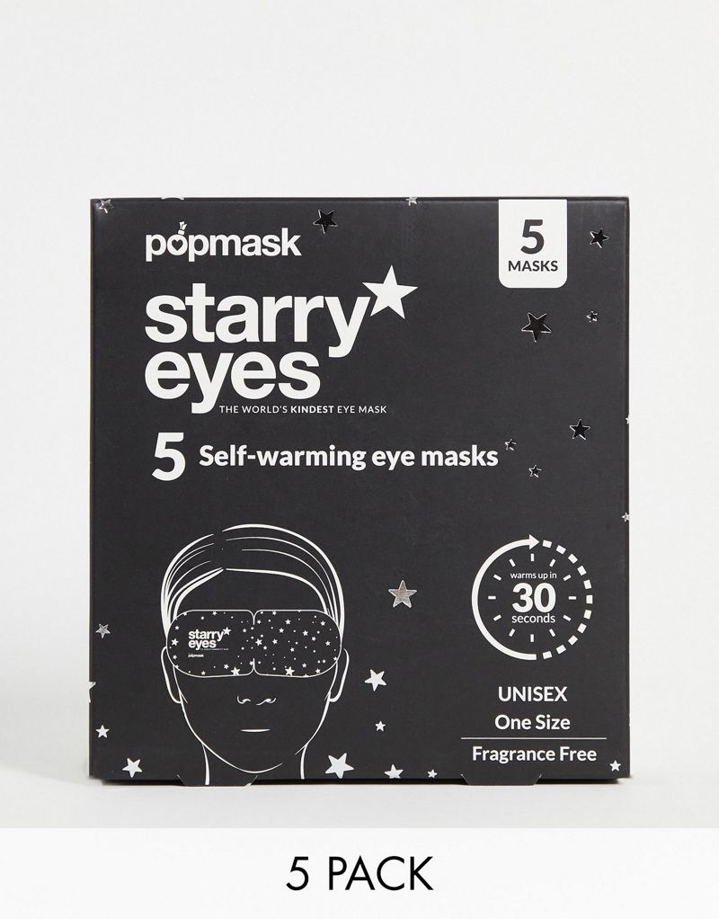 Самосогревающиеся маски для глаз Popmask Starry Eyes, 5 шт. Popband
