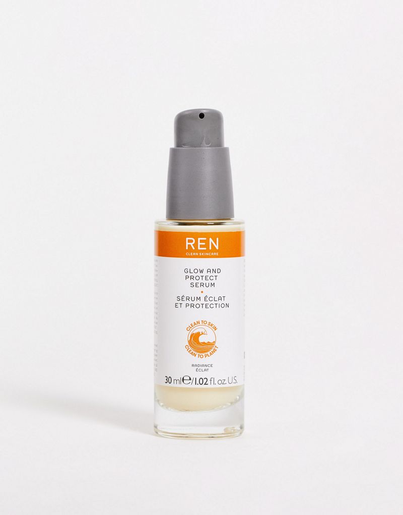 REN Clean Skincare Сыворотка для сияния и защиты кожи, 1 унция REN