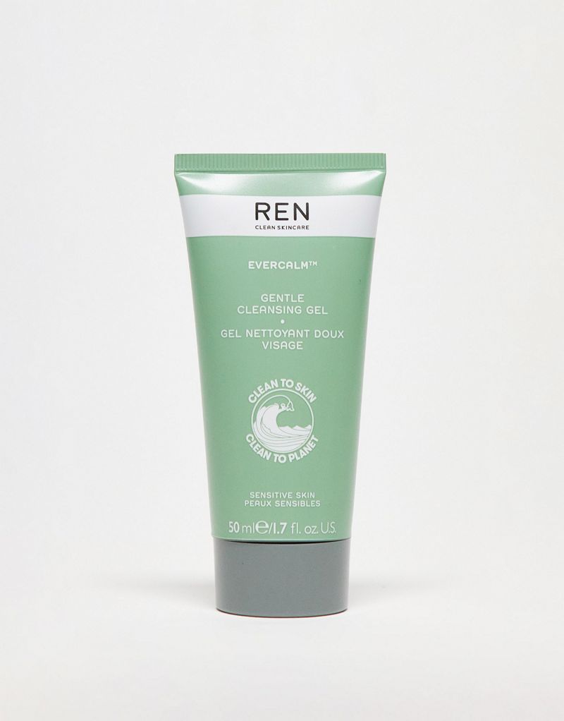 REN Clean Skincare Evercalm Нежный очищающий гель, 1,7 жидких унции REN