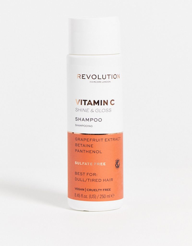 Шампунь Revolution Haircare с витамином С для блеска и сияния тусклых волос Revolution