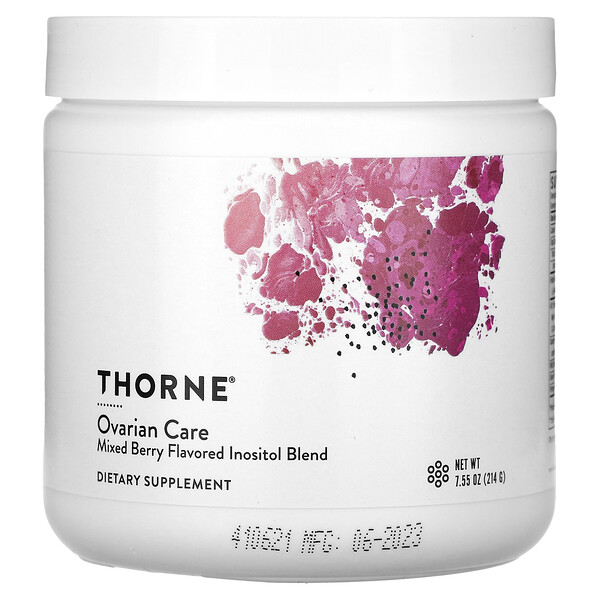 Уход за яичниками, Смесь ягод, Витамин B8 Инозитол - 214 г - Thorne Thorne