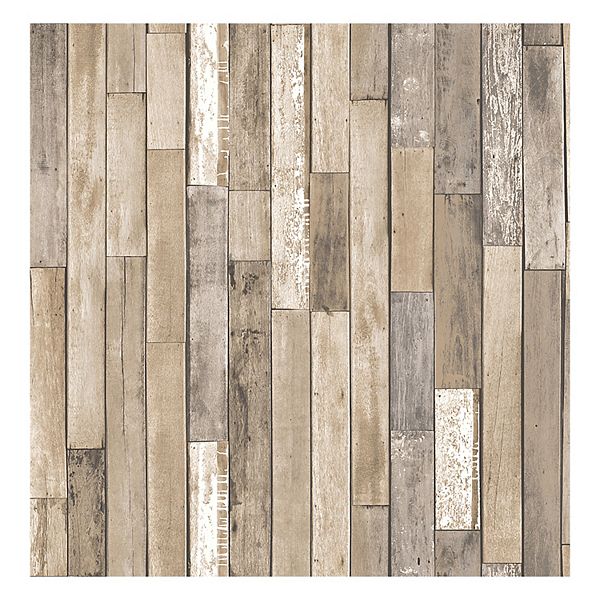 Обои из тонких деревянных планок Barn Board для интерьера, 396 см на 52 см Brewster