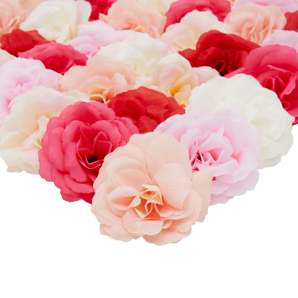60 Pack Small Artificial Flower Heads for DIY Crafts, Loose Fake Carnations for Wedding Decorations, Baby Showers, 6 Colors (2.7 In) Juvale