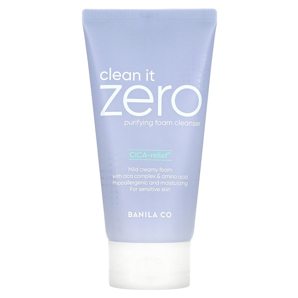 Clean it Zero, Очищающая пенка для умывания, 5,07 жидких унций (150 мл) BANILA
