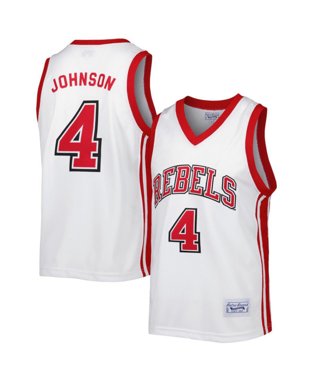 Мужское Джерси Original Retro Brand Larry Johnson UNLV Rebels Original Retro Brand