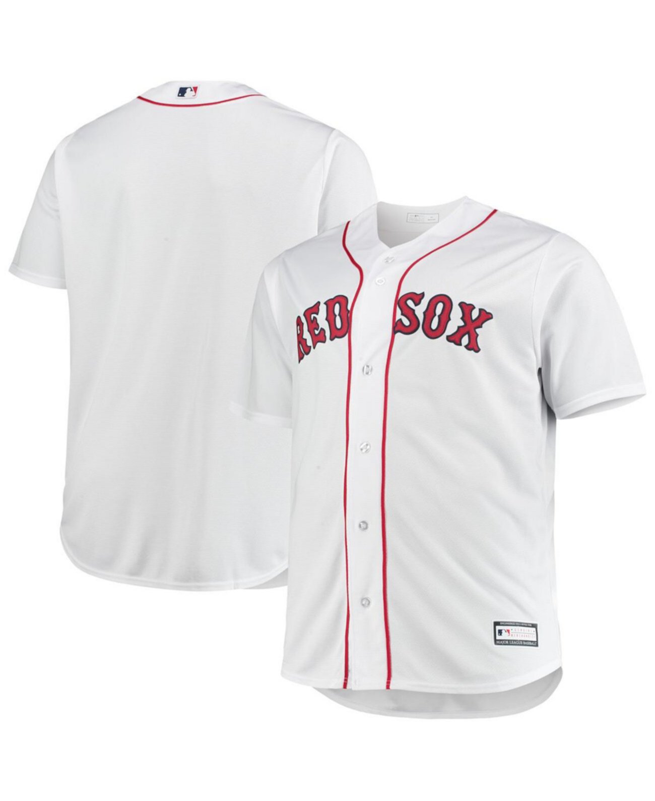 Мужская белая футболка Boston Red Sox Big and Tall Home Replica Team Profile