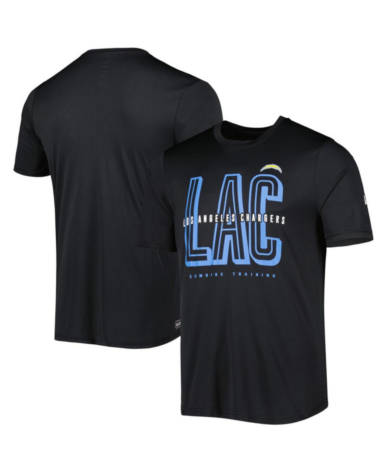Мужская черная футболка Los Angeles Chargers Scrimmage New Era