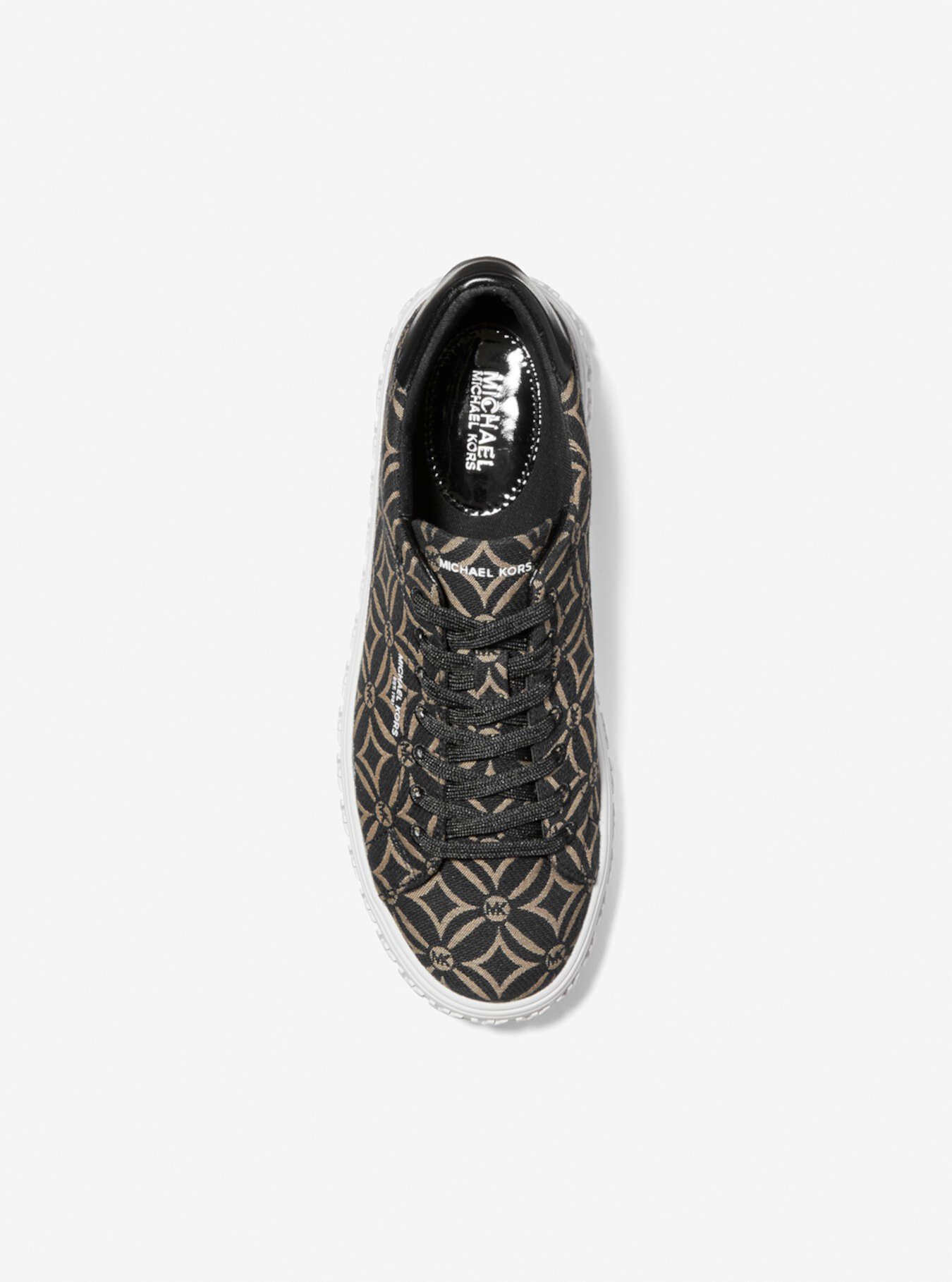 Жаккардовые кроссовки с логотипом Grove Michael Kors