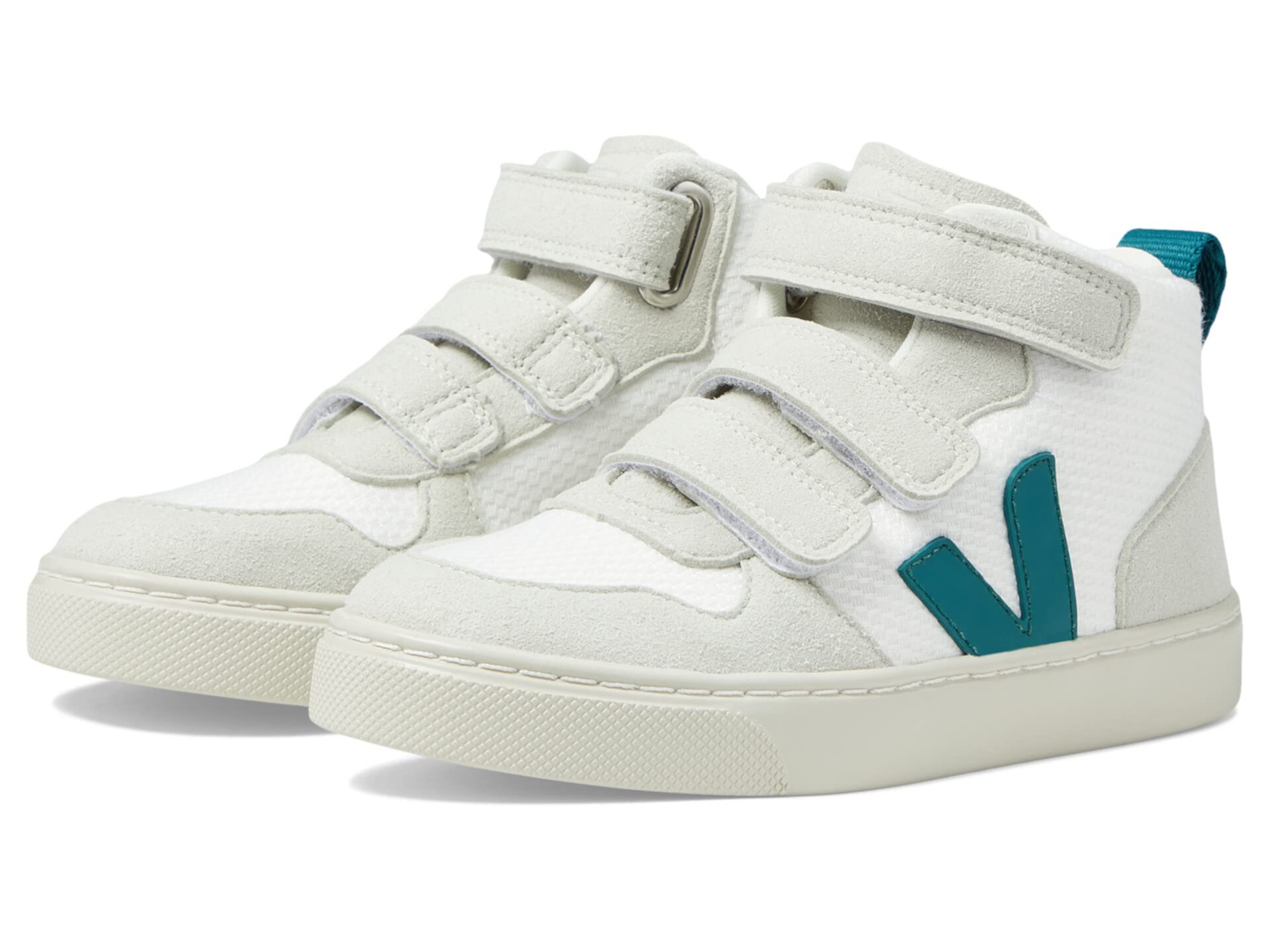 Кроссовки VEJA Small V-10 Mid B-Mesh из переработанных материалов с регулируемыми застёжками Veja