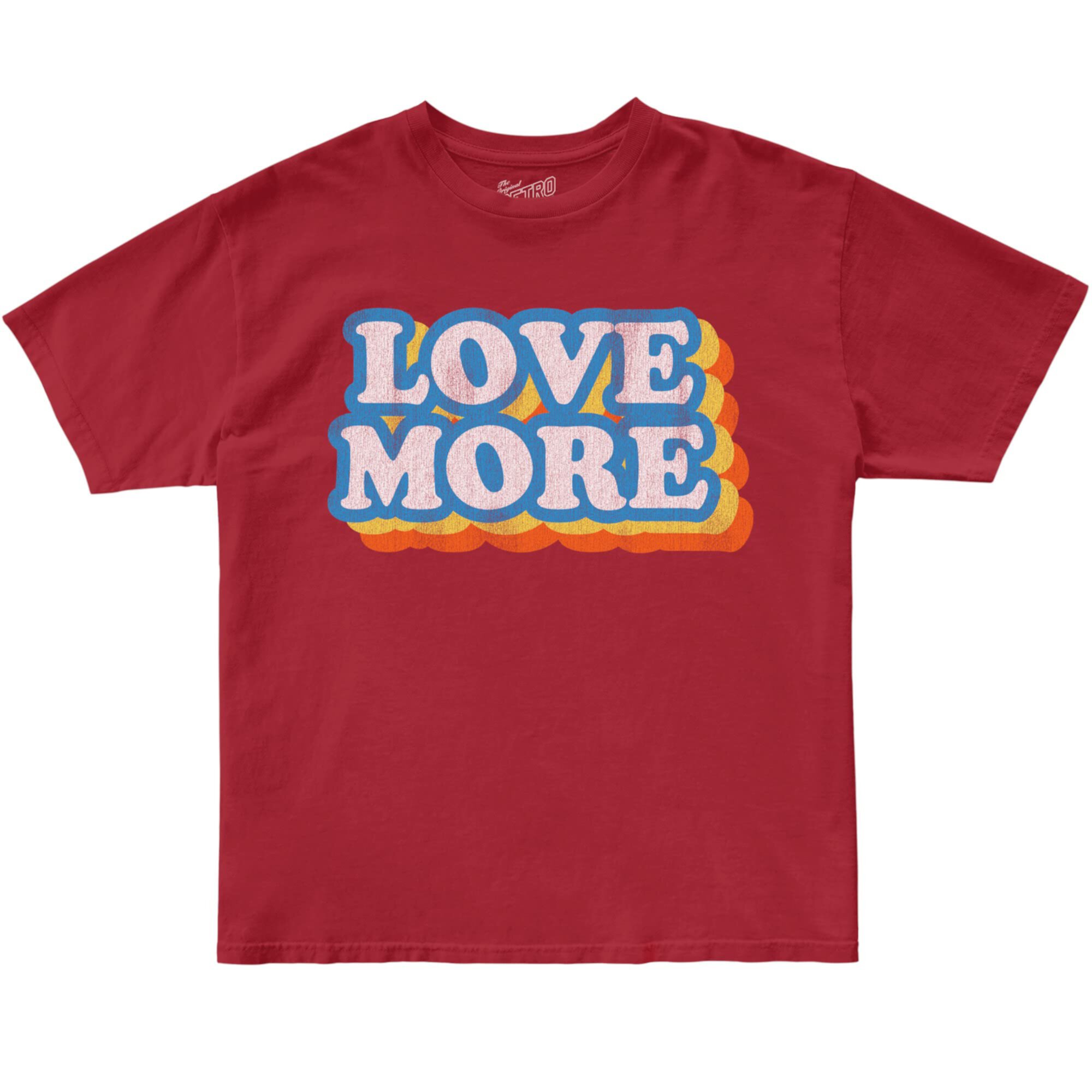 Детские футболки The Original Retro Brand Kids 100% Cotton Love More, Valentines Crew Neck Tee The Original Retro Brand Kids