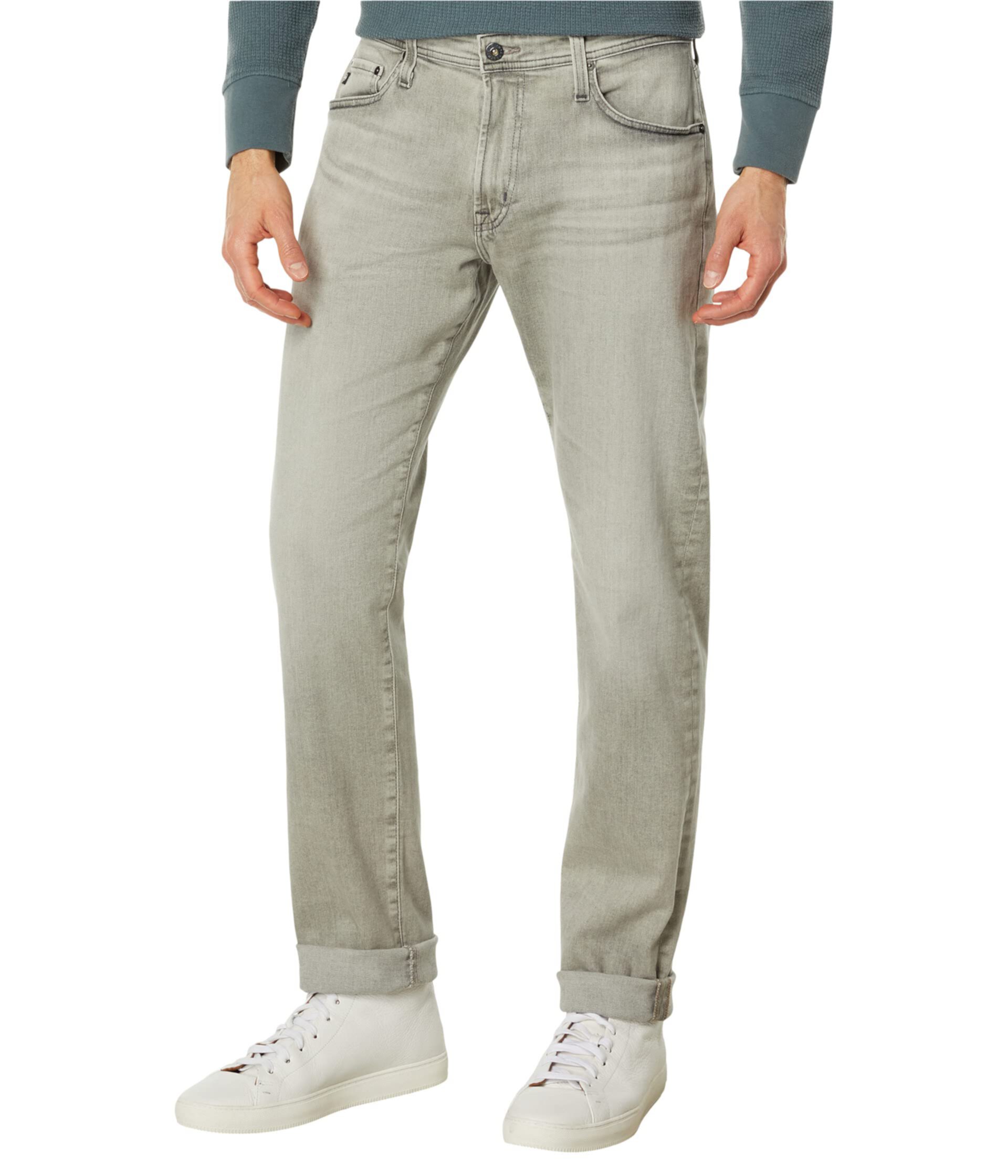 Мужские Прямые джинсы AG Jeans Everett in Wind Chill AG Jeans