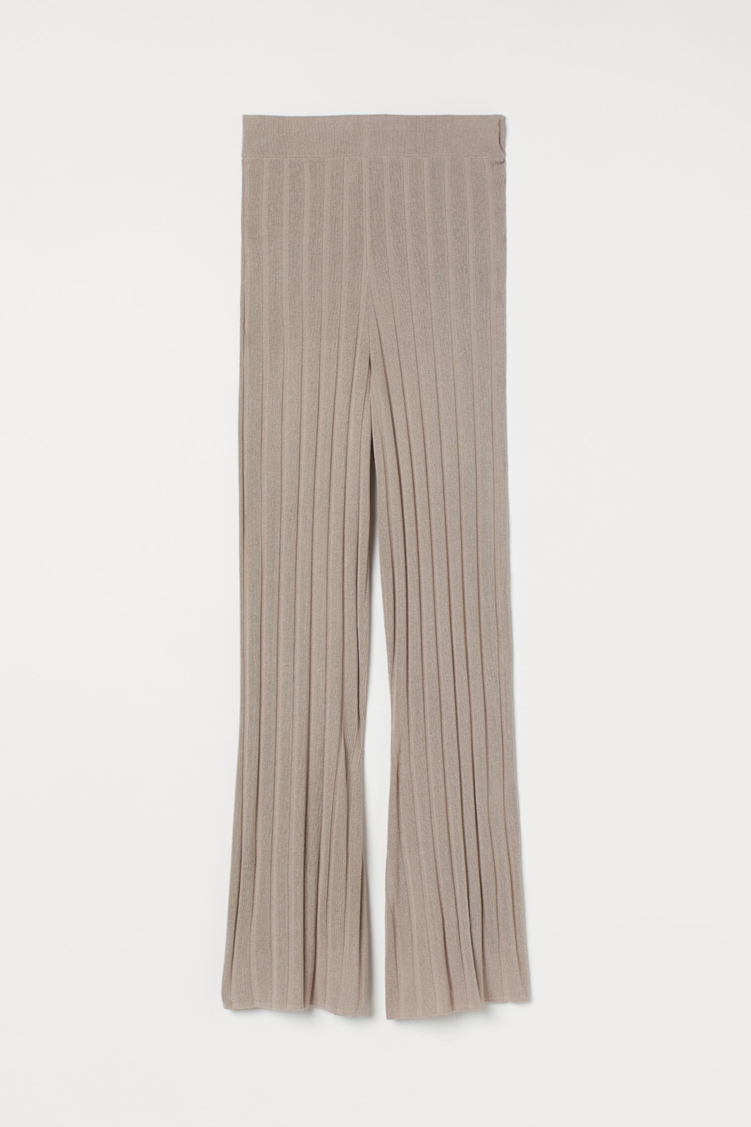 Трикотажные брюки в рубчик H&M