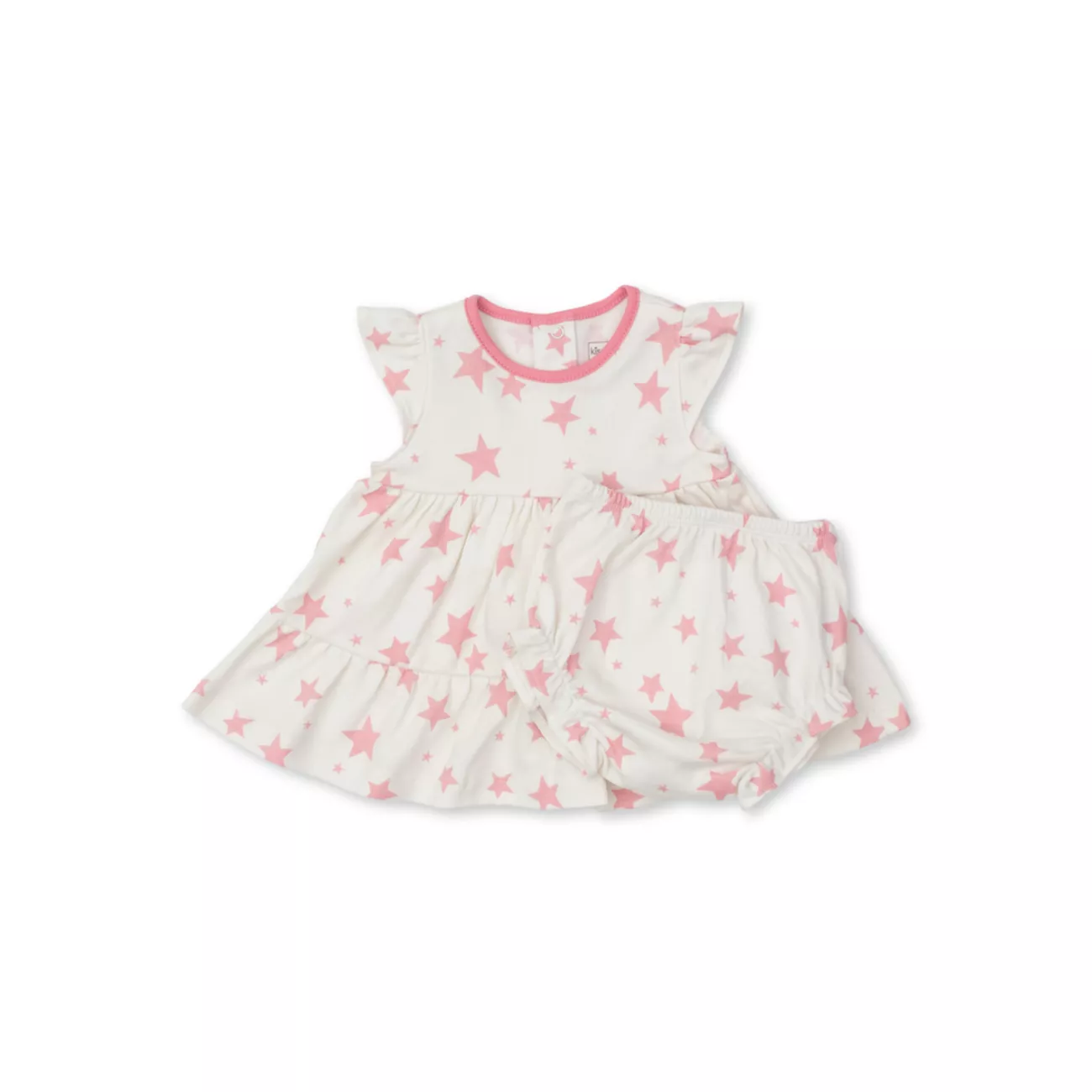 Платье со звездным принтом для маленьких девочек и усилитель; Комплект шароваров Kissy Love