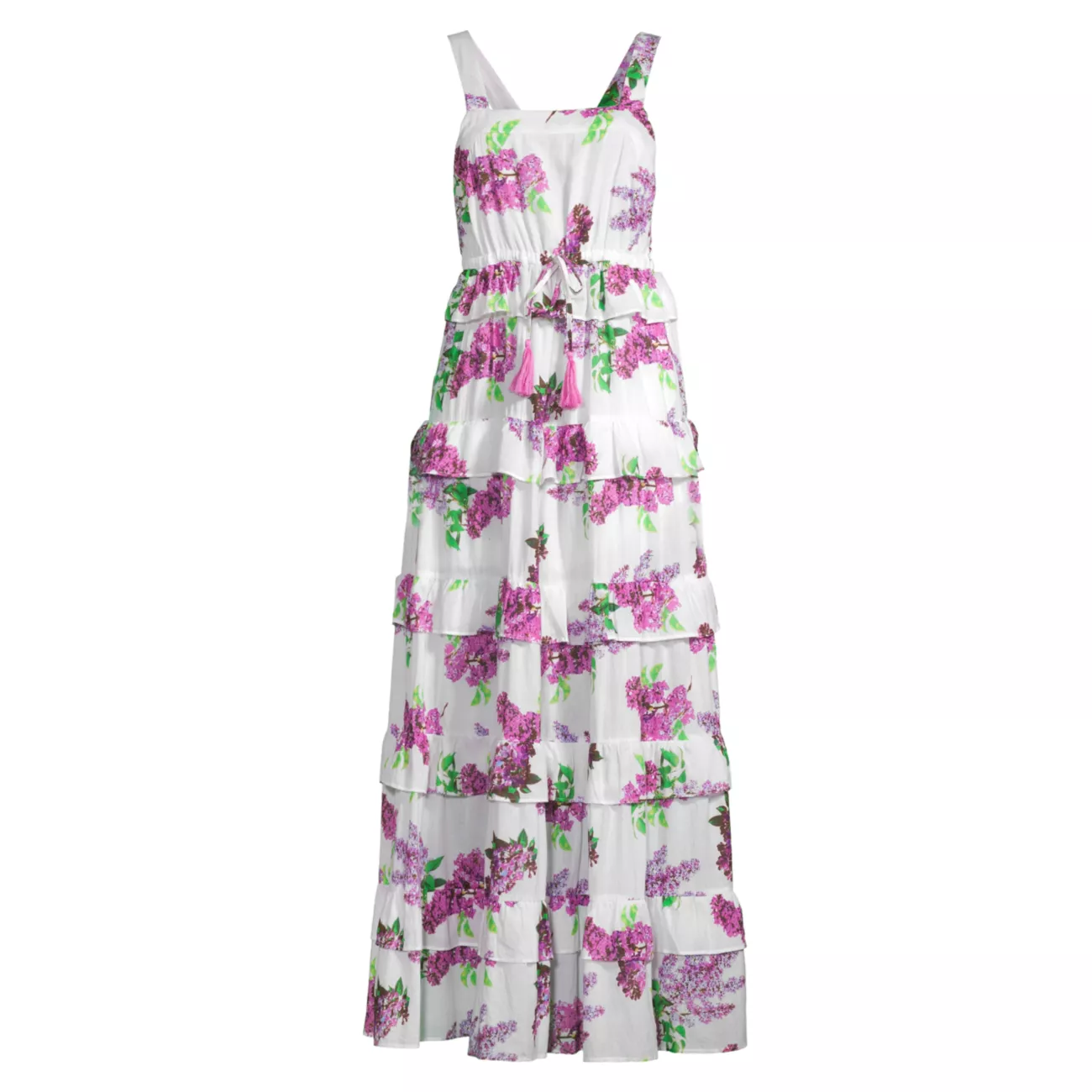 Ярусное платье с цветочным принтом Ethel Ro's Garden