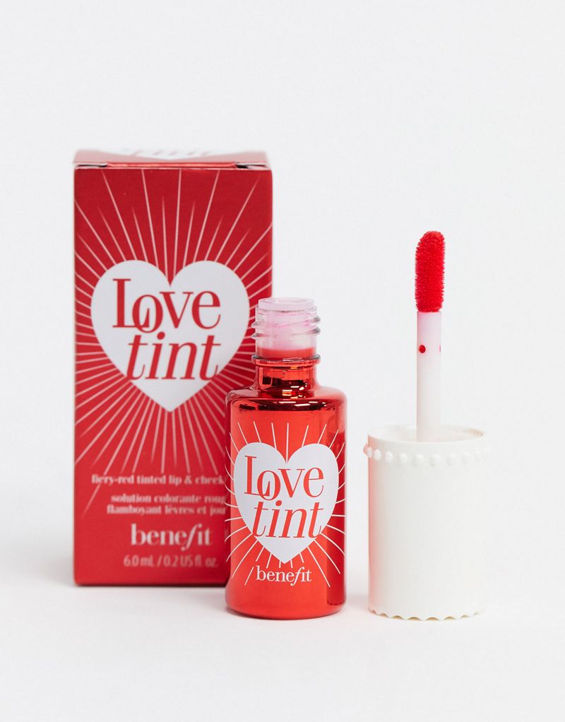 Benefit Cosmetics Lovetint Огненно-красный краситель для губ и щек Benefit