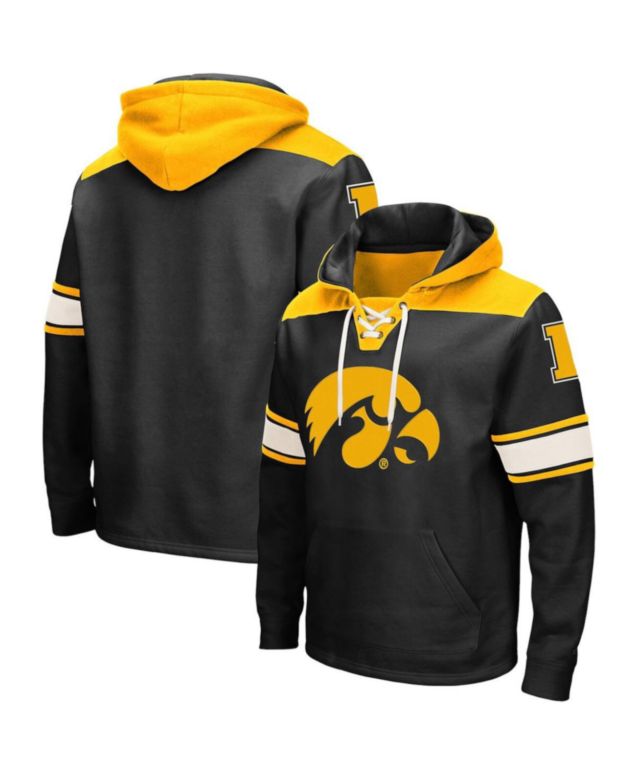 Мужской Пуловер Colosseum Iowa Hawkeyes 2.0 Lace-Up Colosseum