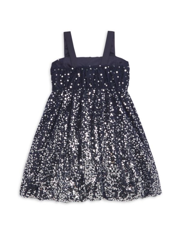 Платье-пузырь с пайетками для маленьких девочек и девочек Marchesa Notte