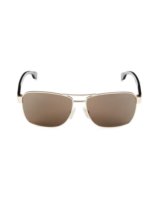 Прямоугольные солнцезащитные очки 60 мм BOSS