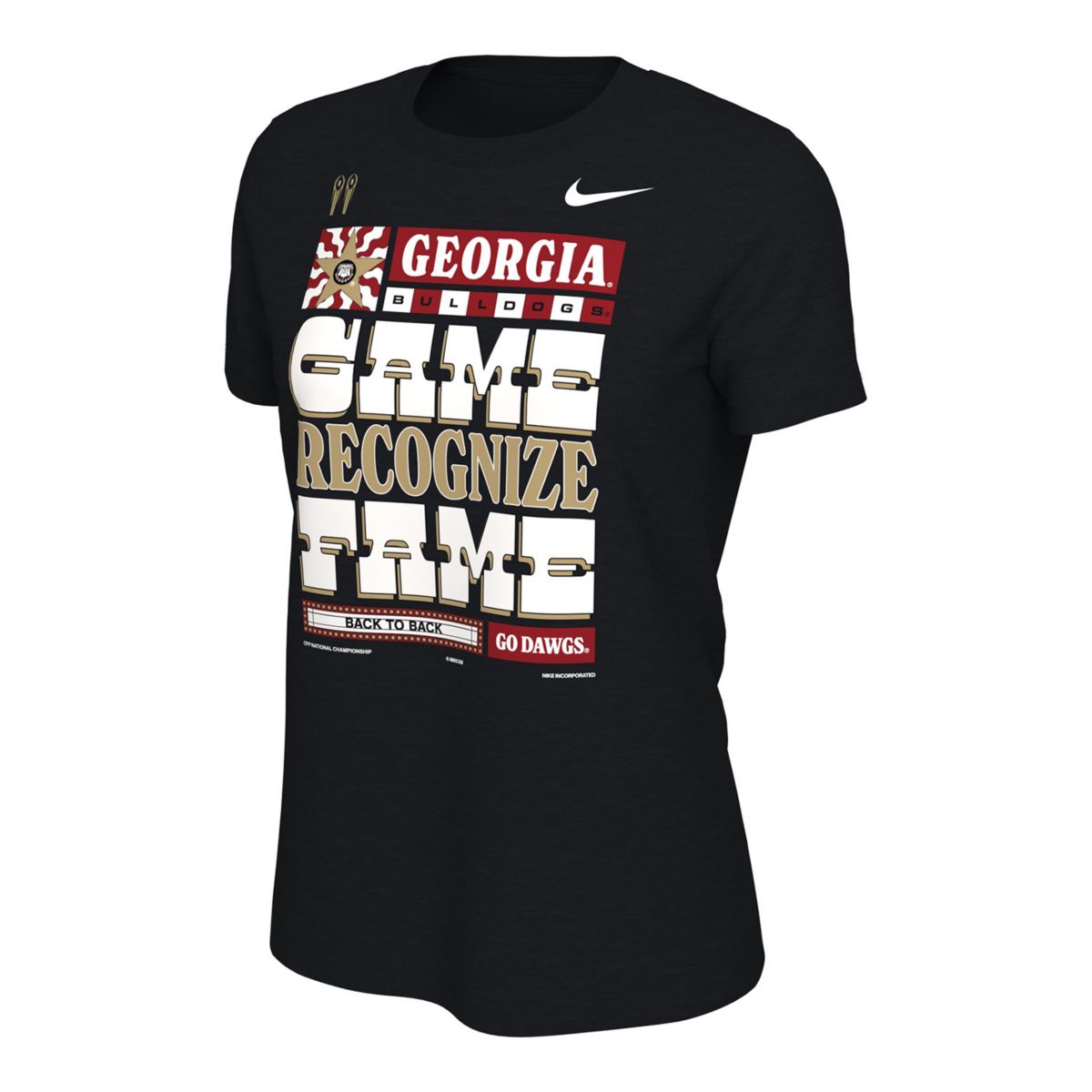 Женская футболка Nike Georgia Bulldogs 2022 National Champions в раздевалке NCAA