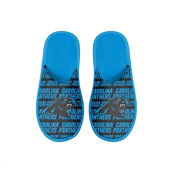 Детские тапочки FOCO Carolina Panthers Scuff Wordmark Unbranded