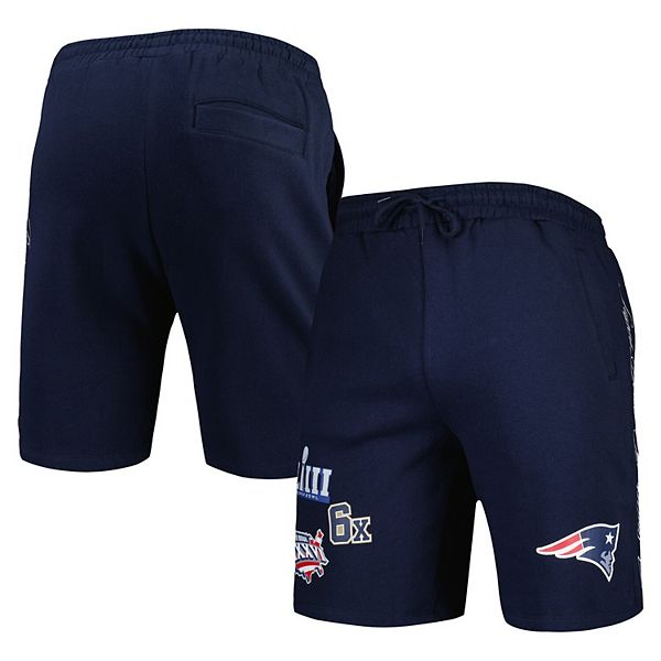 Мужские шорты New Era Navy New England Patriots с логотипами чемпионов Супербоул New Era