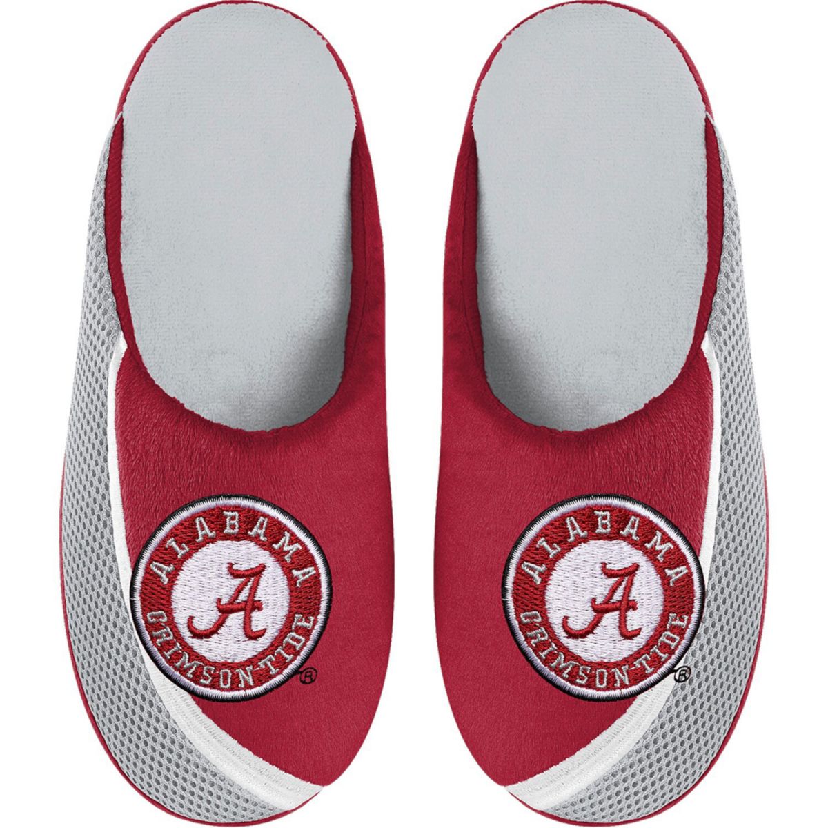 Детские тапочки FOCO Alabama Crimson Tide Big Logo Color Edge Unbranded