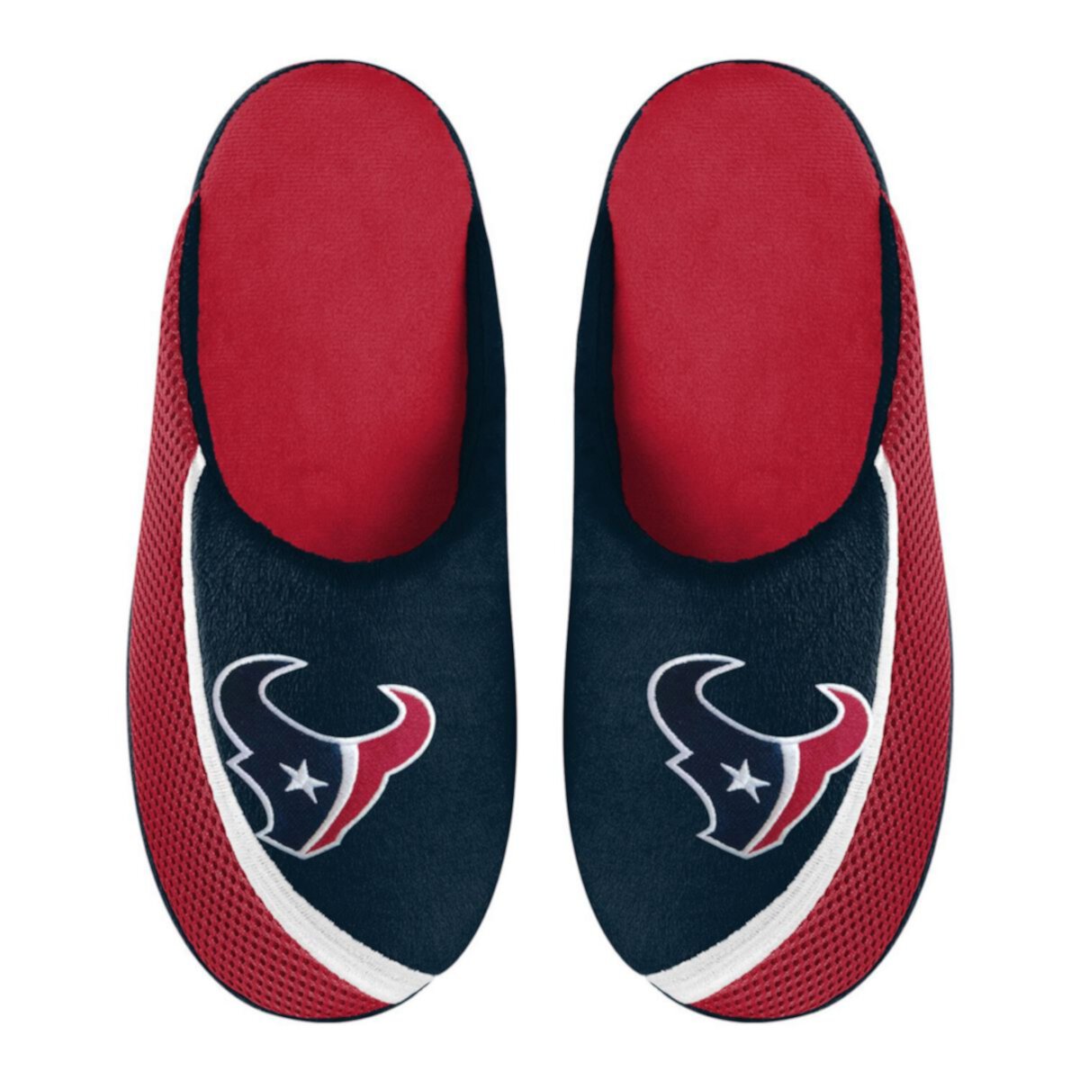 Детские тапочки FOCO Houston Texans Big Logo Color Edge Unbranded