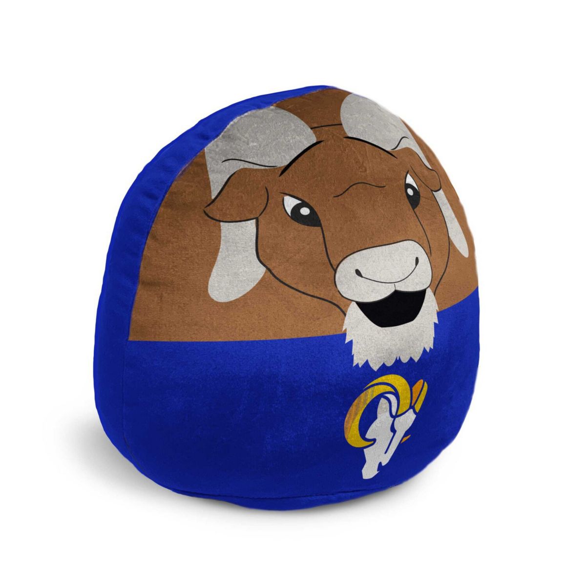 Пухлая диванная подушка в виде маскота Los Angeles Rams, 45 см, мягкий материал Unbranded