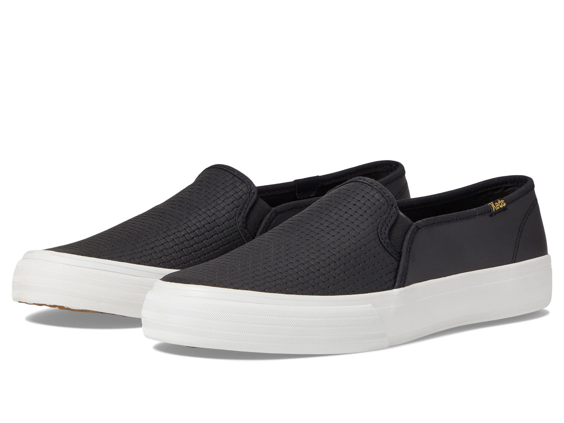 Женские кожаные кроссовки Keds Double Decker Slip On с амортизирующей подошвой Keds