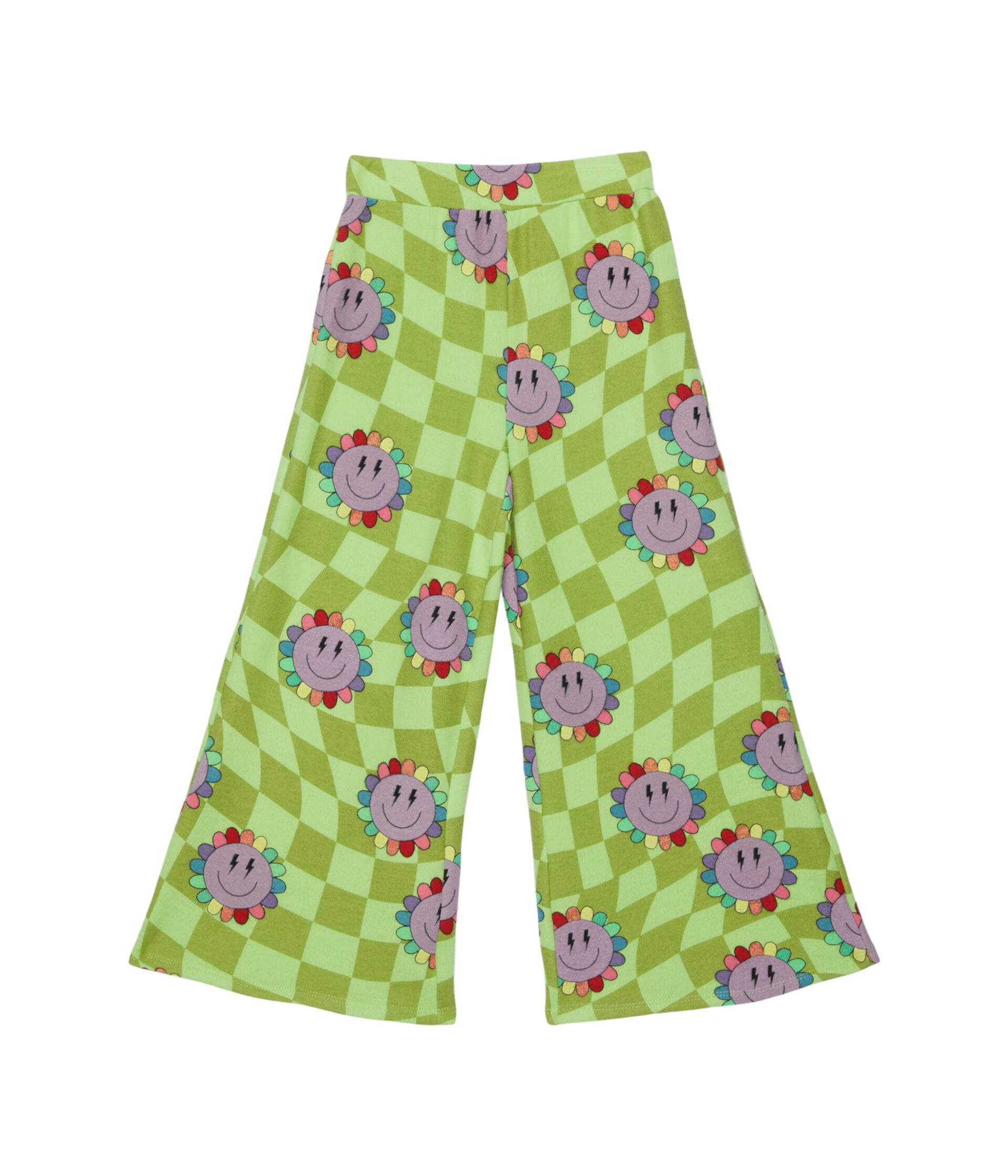 Спортивные Брюки Chaser Для девочек Checkered Daisy Pants (Big Kids) Chaser