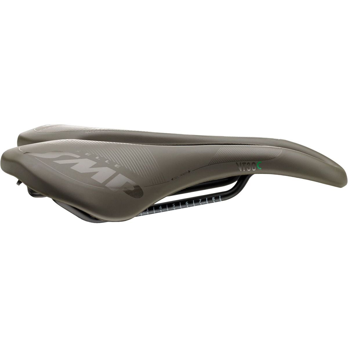 Седло для велосипеда Selle SMP VT30C-Gel с карбоновыми рельсами Selle SMP