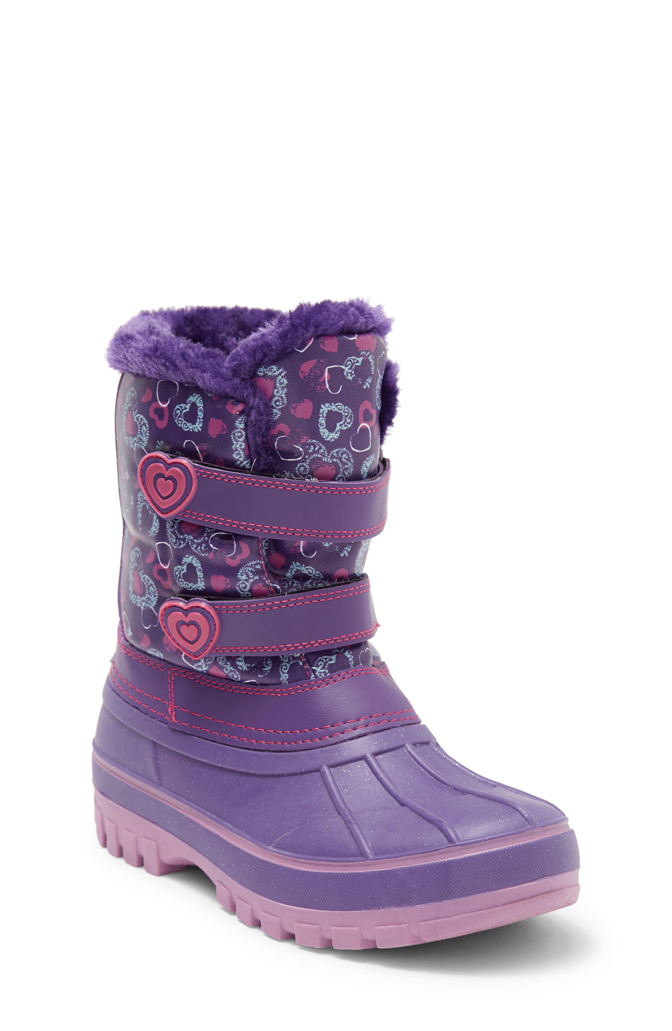 Kids' Ducko Faux Fur Lined Snow Boot DREAM PAIRS