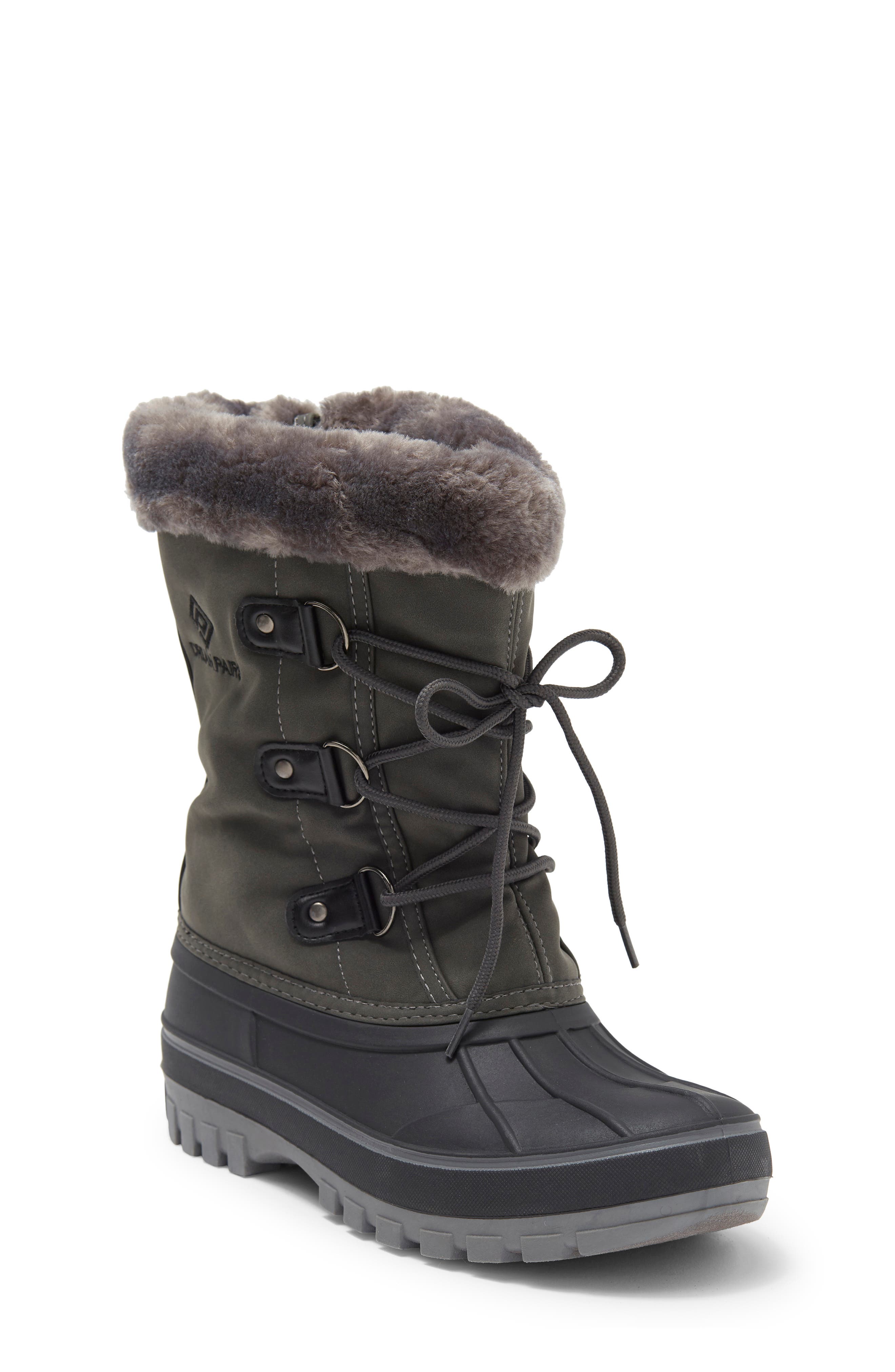 Kids' Forester Faux Fur Lined Snow Boot DREAM PAIRS