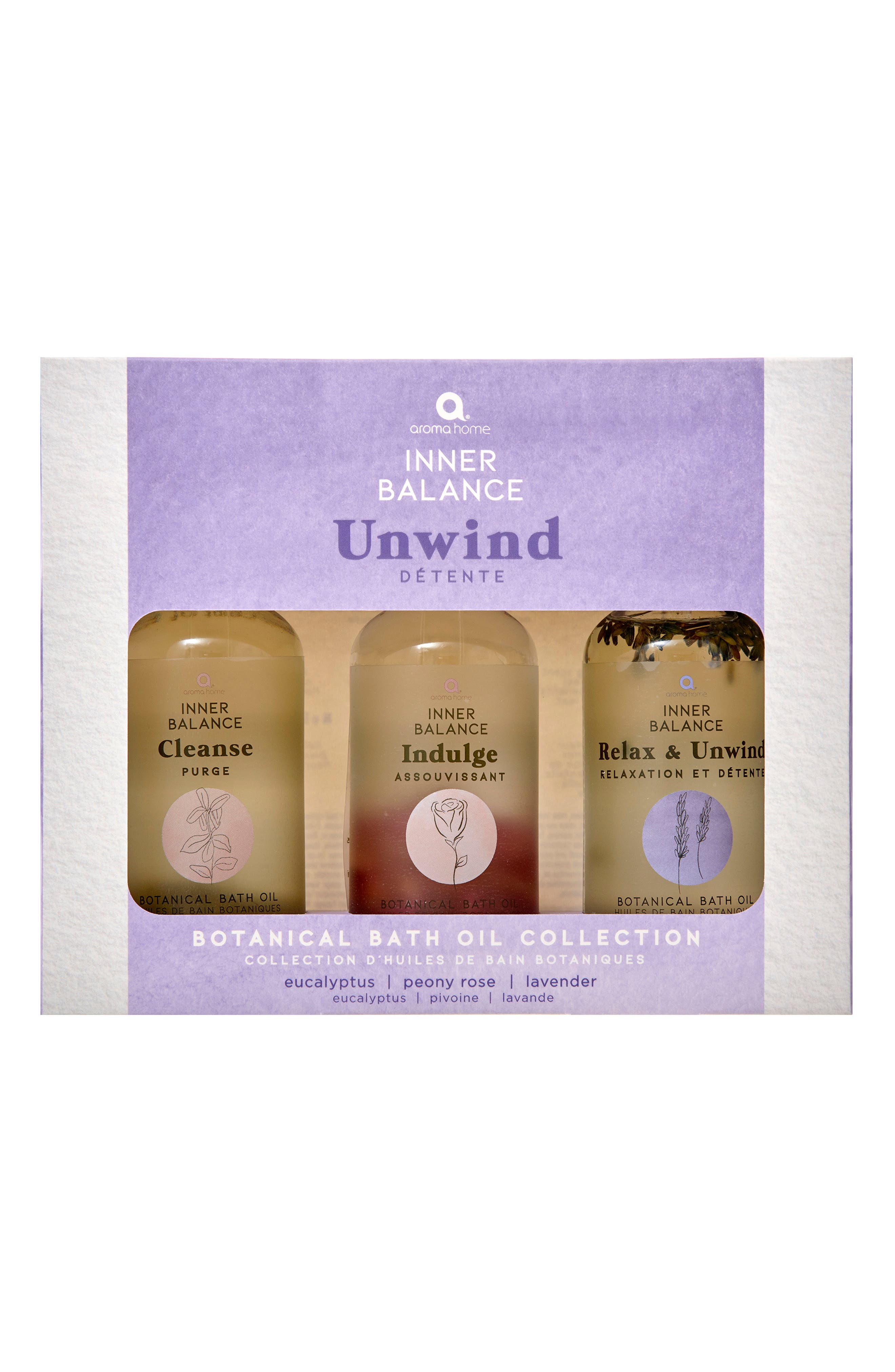 Inner Balance Unwind Bath Oils - Set of 3 AROMA