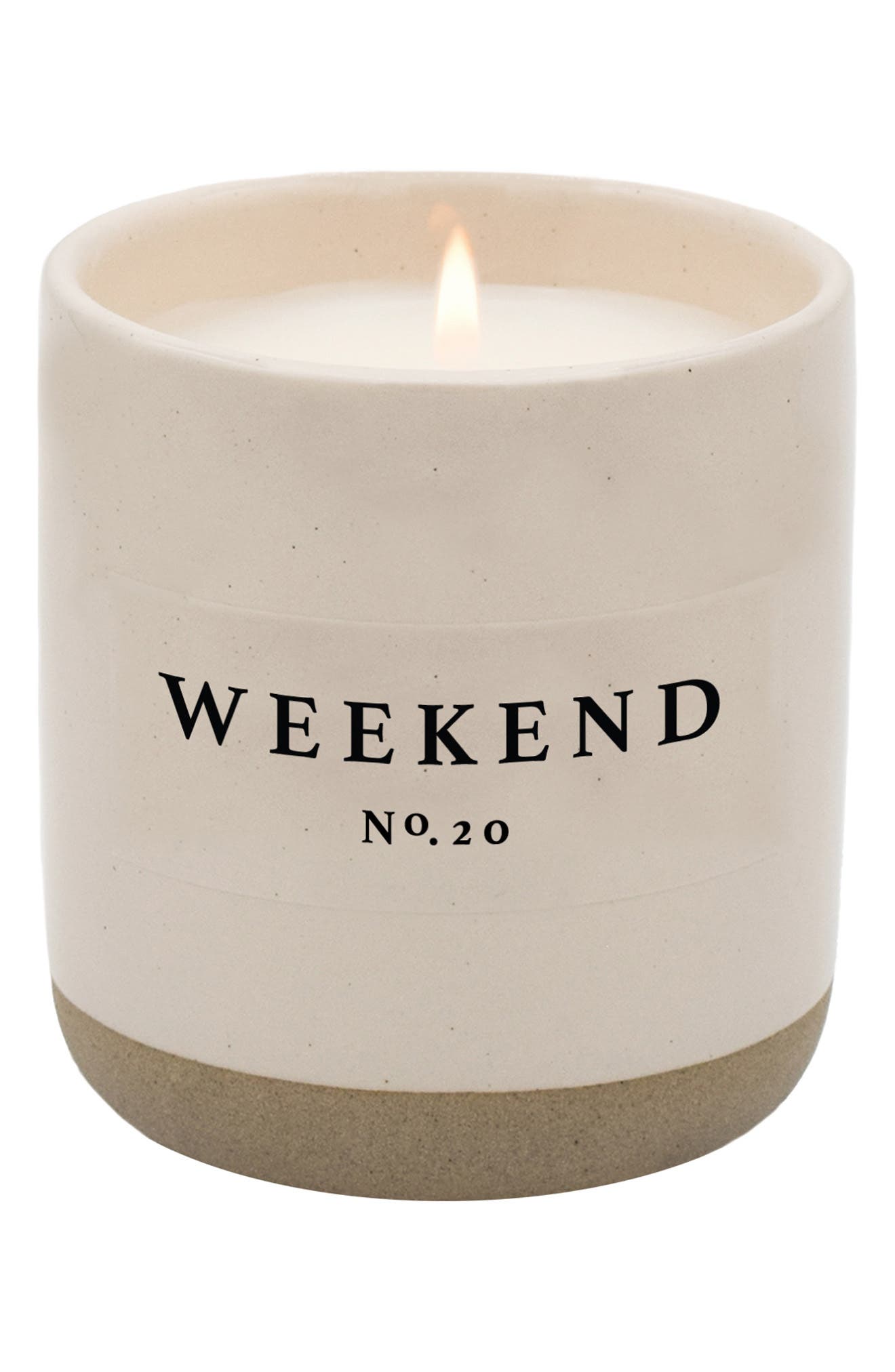 Weekend 12 oz. Stoneware Jar Candle SWEET WATER DECOR