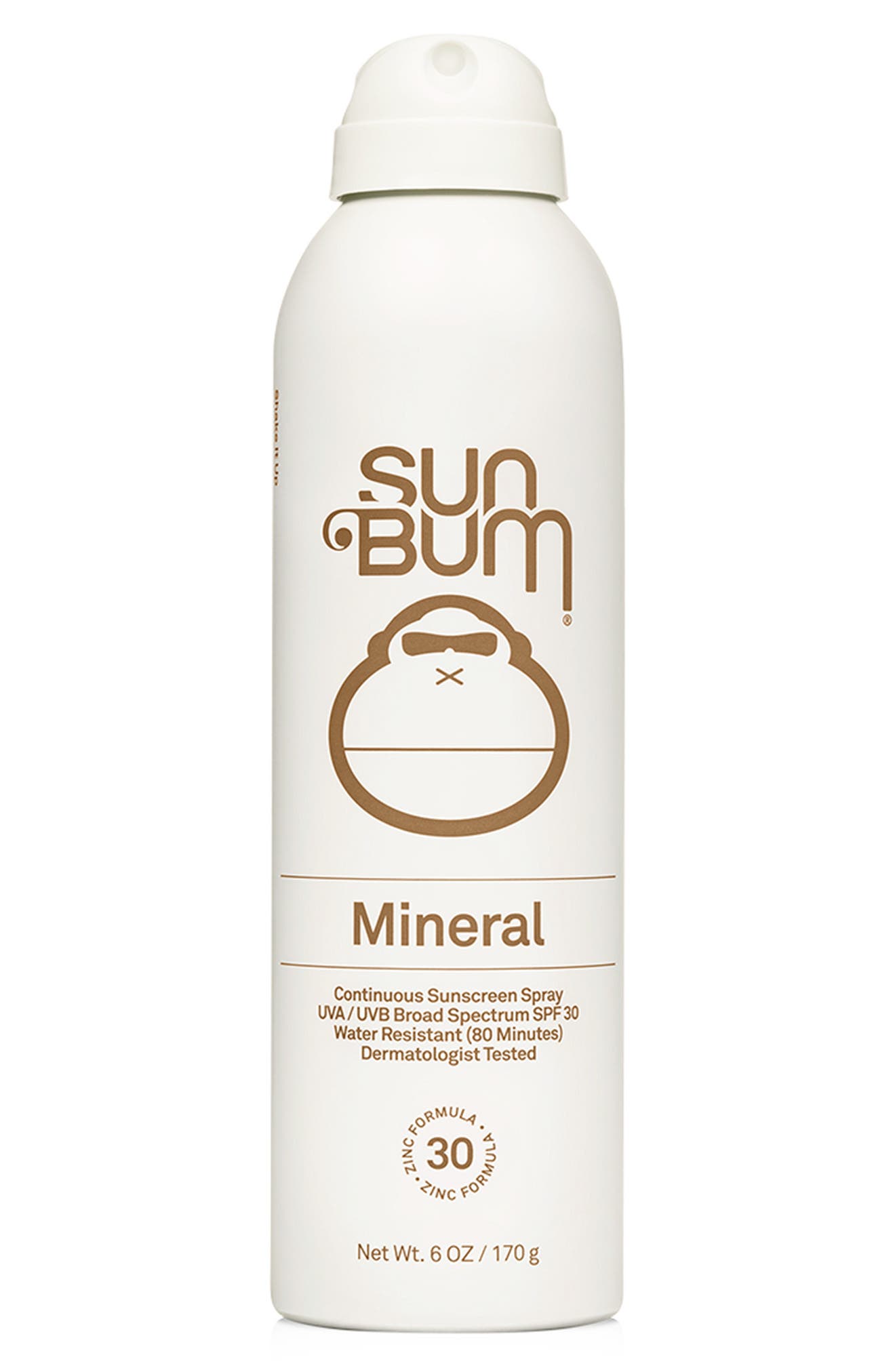 Mineral SPF 30 Continuous Sunsreen Spray - 6 oz. Sun Bum