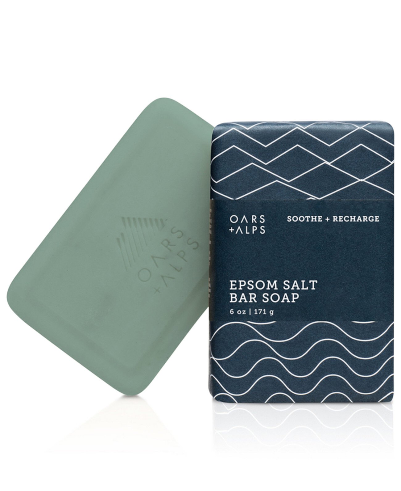 Кусковое мыло с английской солью, 6 унций Oars + Alps