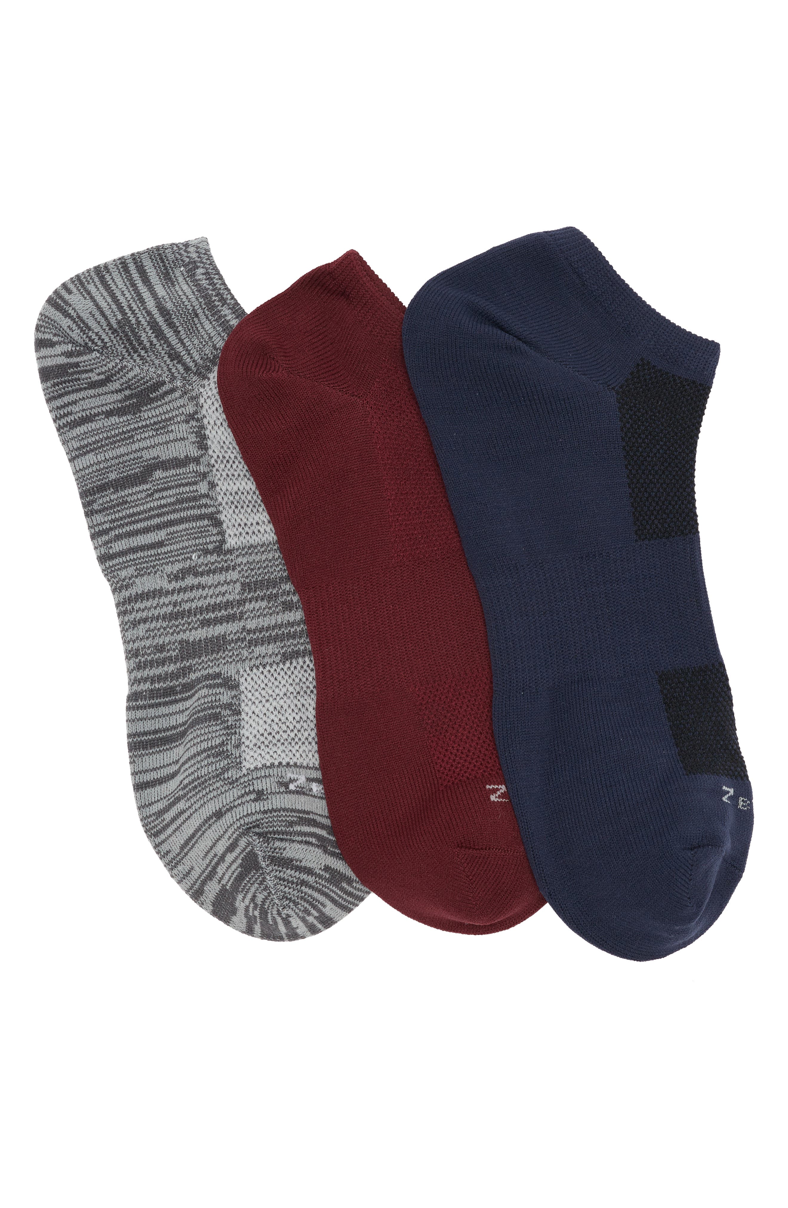 Mesh Micro Ankle Socks - Pack of 3 Z By Zella