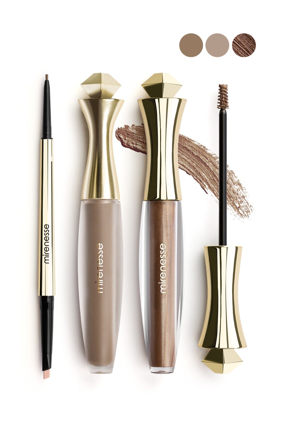 Master Perfect Brows 3-Piece Set - Silk Brown Mirenesse