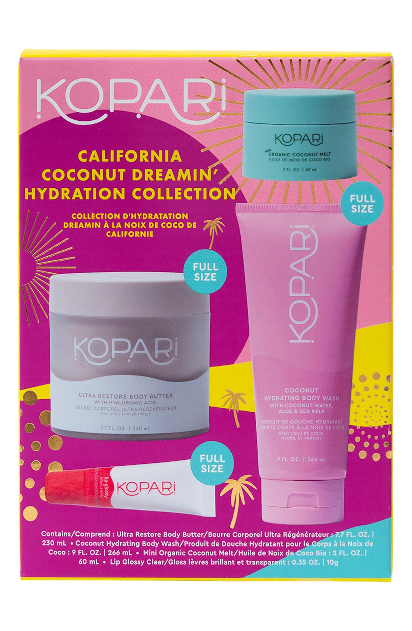 California Coconut Dreamin' Hydration Set (Nordstrom Exclusive) USD $80 Value Kopari