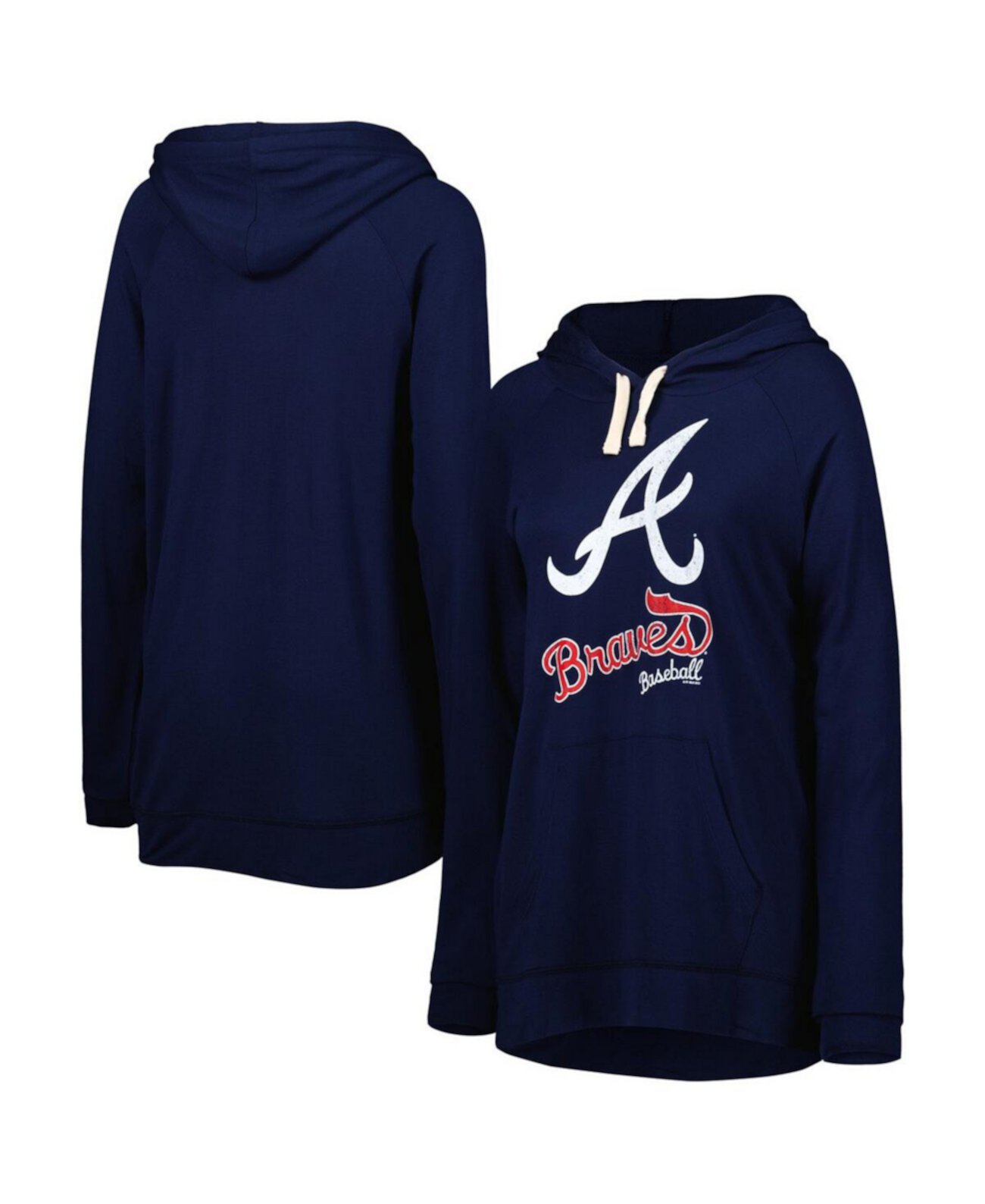 Женская Пуловер Touch Atlanta Braves Pre-Game Raglan Touch