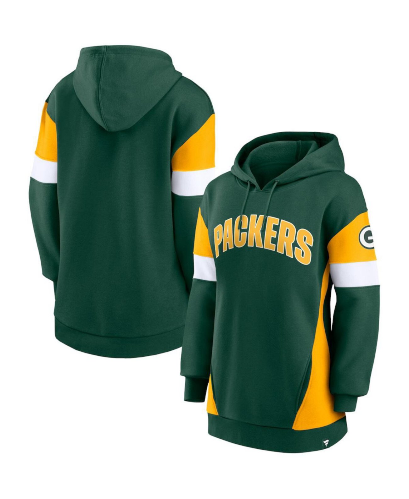 Женское худи с капюшоном и карманом Green Bay Packers Lock It Down Fanatics