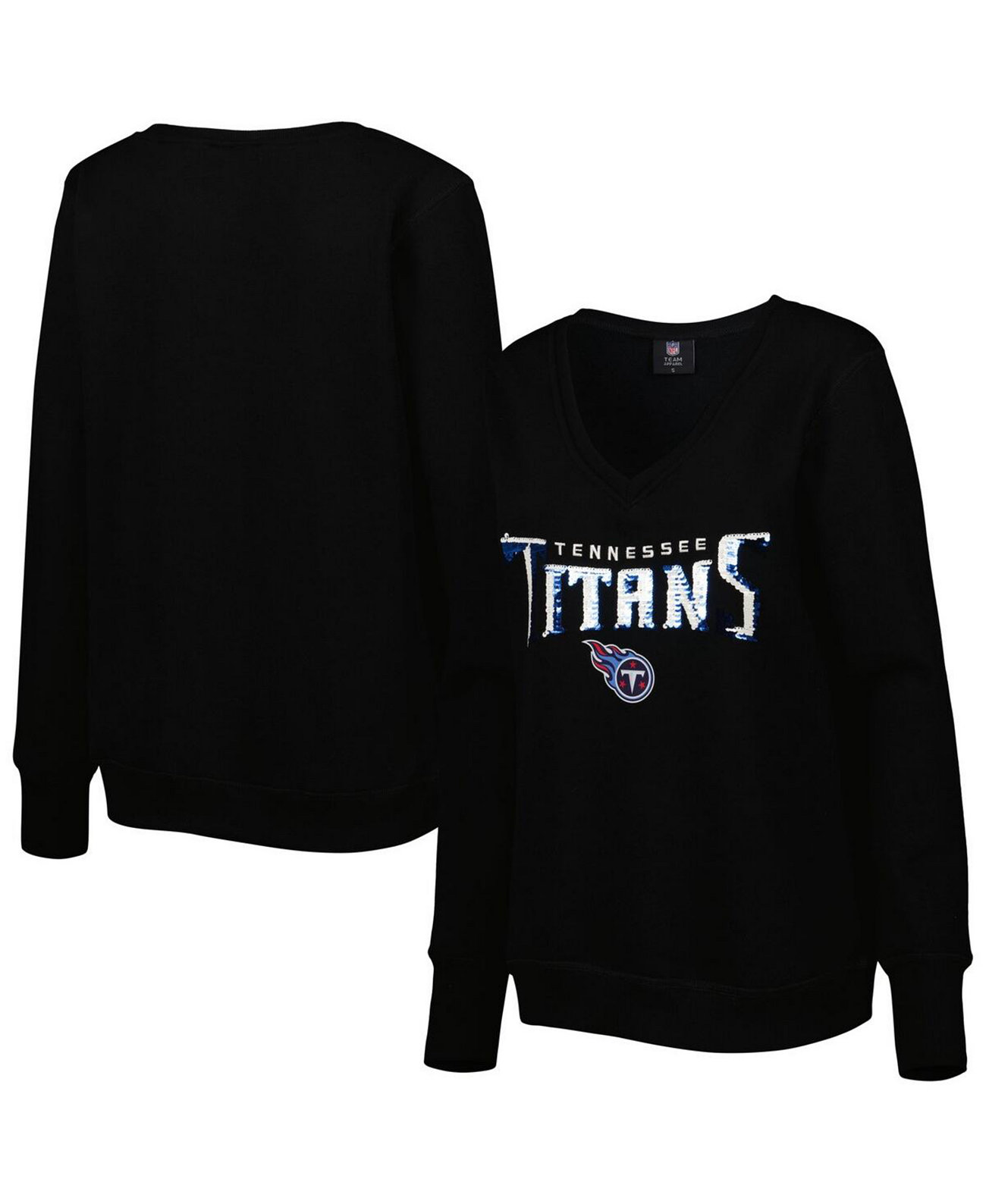 Женский Пуловер Cuce Tennessee Titans с Логотипом и Паетками Cuce