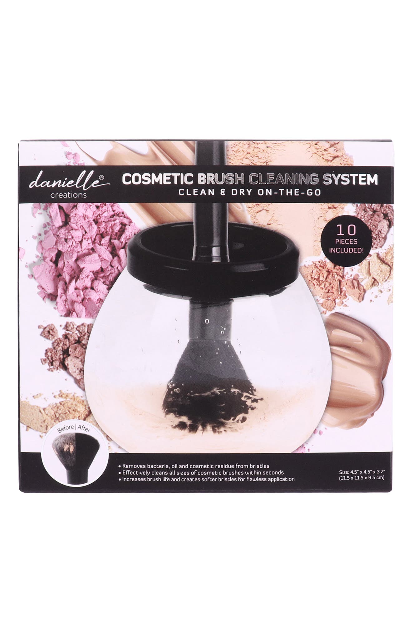9-Piece Cosmetic Brush Cleaning System DANIELLE