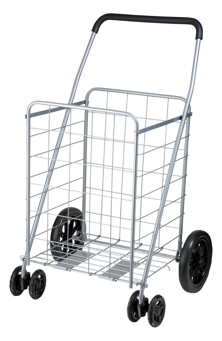 Телега с серебром. Корзина на колесах складным стульчиком. W Dolly or Utility Cart. Uline Utility Carts.