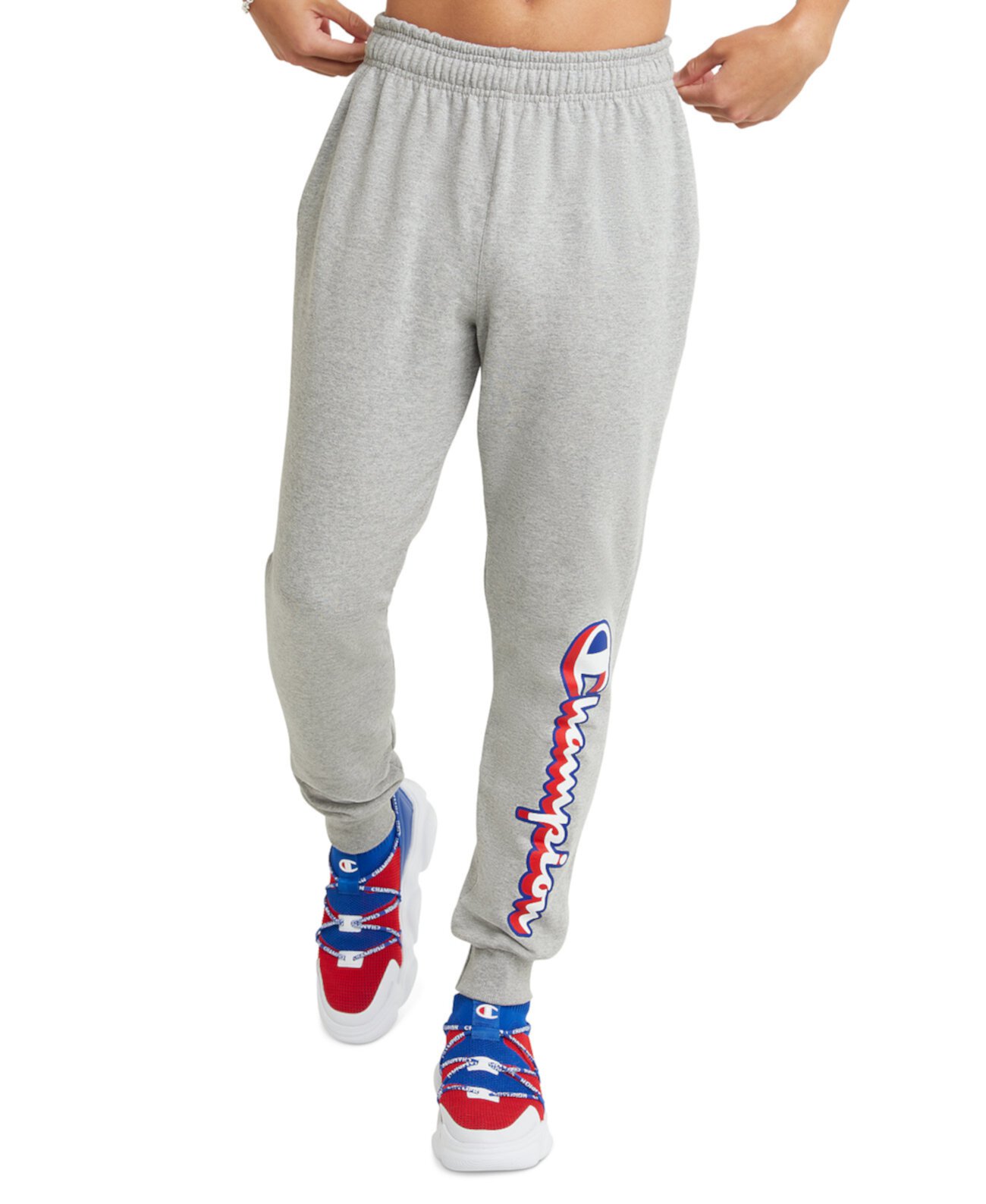 Мужские брюки-джоггеры PowerBlend с логотипом и графикой Champion